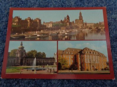 5362 Postkarte, Grußkarte, Ansichtskarte-Dresden Mehrbildkarte DDR