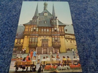 5367 Postkarte, Grußkarte, Ansichtskarte-Wernigerode Rathaus