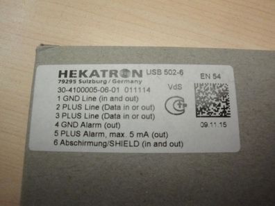 Hekatron Meldersockel USB 502-6