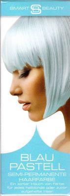 Smart Beauty- Blau Pastell, Semi-Permanente Haarfarbe 50ml