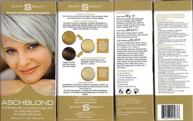 Smart Beauty- Aschblond, Intensiver Haaraufheller & Aschblond Pflegetönung 115 ml