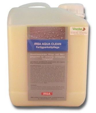 11,00€/1l) Irsa Aqua Clean 2,5 L Parkettpflege Fertigparkett