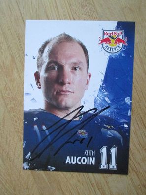 Eishockey Bundesliga EHC Red Bull München Keith Aucoin - hands. Autogramm!!!