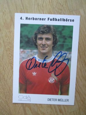 1. FC Köln DFB Nationalspieler Dieter Müller - handsigniertes Autogramm!!!
