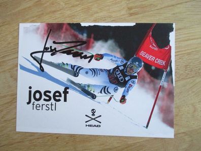 Skistar Josef Ferstl - handsigniertes Autogramm!!!