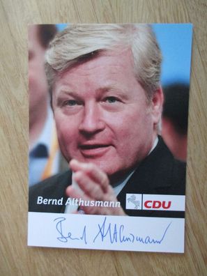 Niedersachsen Minister Dr. Bernd Althusmann - handsigniertes Autogramm!!!