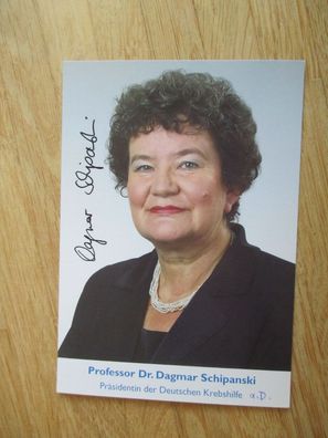 Präsidentin Thüringen Prof. Dr. Dagmar Schipanski - handsigniertes Autogramm!!!