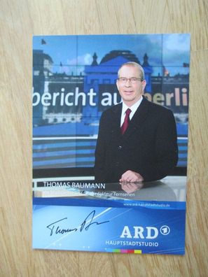 ARD Fernsehjournalist Thomas Baumann - handsigniertes Autogramm!!!