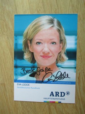 NDR Fernsehjournalistin Eva Lodde - handsigniertes Autogramm!!!