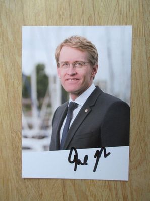 Schleswig-Holstein Ministerpräsident CDU Daniel Günther - handsigniertes Autogramm!!!