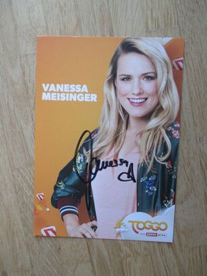 Toggo Super RTL Fernsehmoderatorin Vanessa Meisinger - handsigniertes Autogramm!!!