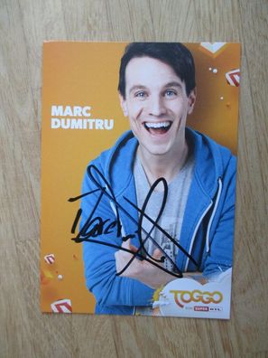 Toggo Super RTL Fernsehmoderator Marc Dumitru - handsigniertes Autogramm!!!