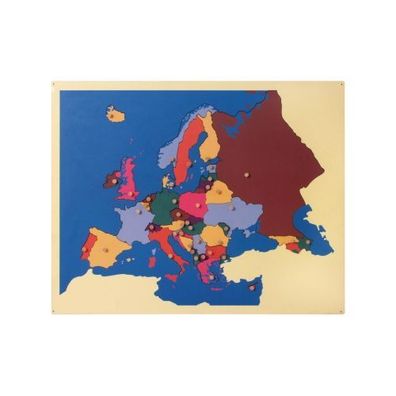 Puzzlekarte Europa