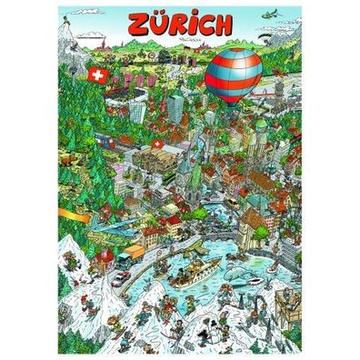 Zürich - Poster - DIN A1