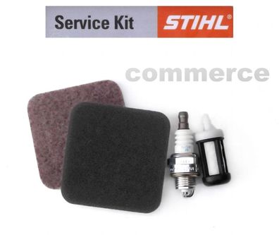 STIHL Service Kit BG 75 FS 75 80 85 KM 85 HT75 Zündkerze Luftfilter Benzinfilter -
