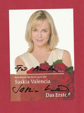 Saskia Valencia (Rote Rosen ) - persönlich signiert