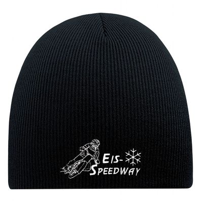 Beanie Mütze EIS Speedway Motorrad 54823 schwarz