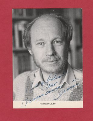 Hermann Lause - 2005 + (Rüdelkarte ) - persönlich signiert