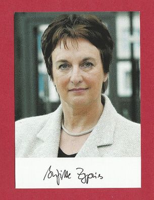 Brigitte Zypries (Ex Bundesministerin der Justiz ) - persönlich signiert