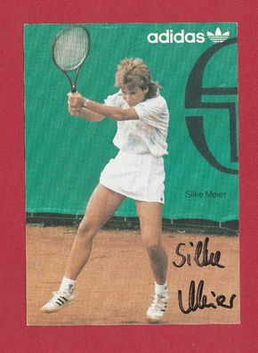 Silke Meier (deutsche Tennisspielerin ) - Autogrammkarte