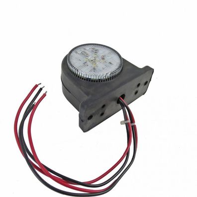 LED Umrissleuchte rot/weiß 68x62mm 8LED