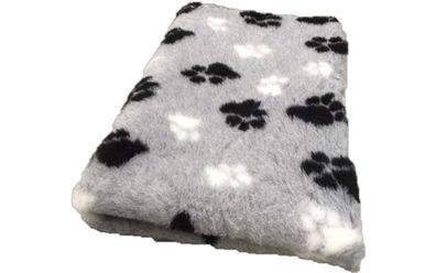 Vet Bed Hundedecke Hundebett Schlafplatz 150 x 100 cm grau schwarz weiss