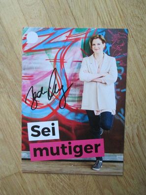 Österreich NEOS Politikerin Beate Meinl-Reisinger - handsigniertes Autogramm!!!