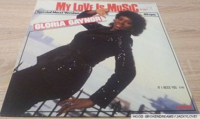 Maxi Vinyl Gloria Gaynor - My Love is Music ( Remix )