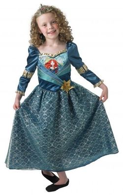 Prinzessinenkostüm "Merida Shimmer" - Größe: S (3 - 4 Jahre), L (7 - 8 Jahre)