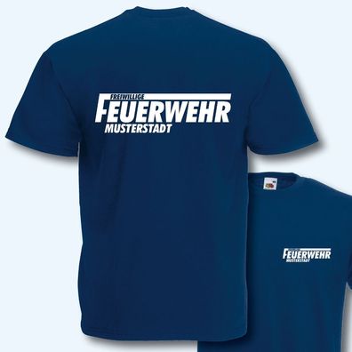 T-Shirt, Freiwillige Feuerwehr, inkl. Ortsname, versch. Farben, S-XXXL