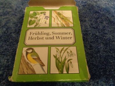 Kartenspiel-Quartettspiel- Frühling, Sommer, Herbst und Winter