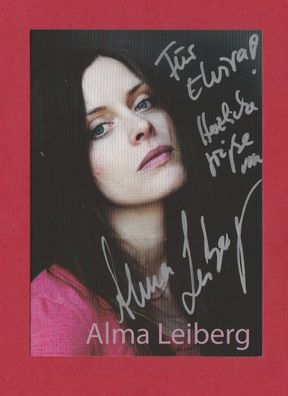 Alma Leiberg - persönlich signiert