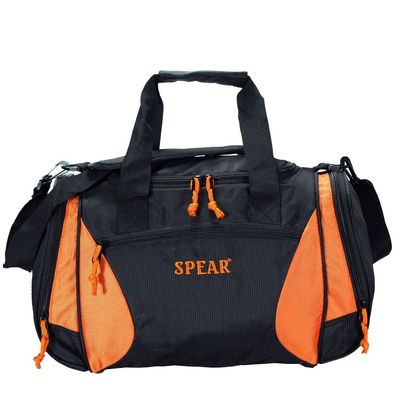 Sporttasche Spear Freetime Schulter - Freizeittasche schwarz/ orange 41x24x22 cm