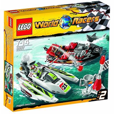 Lego 8897 World Racers Entscheidung am Haifisch-Riff 2010 NEU OVP