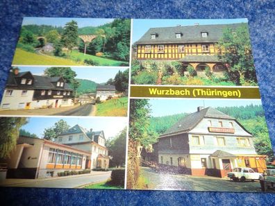 5388 Postkarte, Grußkarte, Ansichtskarte- Wurzbach Thüringen-Farbfotos