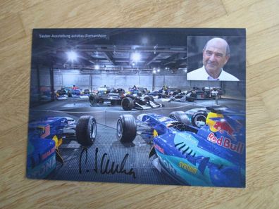 Formel 1 Sauber Teamchef Peter Sauber - handsigniertes Autogramm!!!