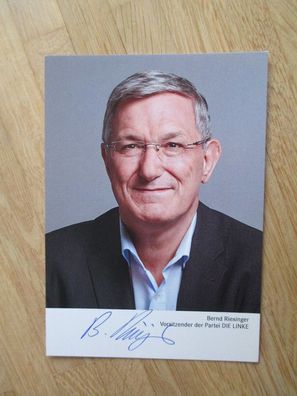 Die Linke Bundesvorsitzender Bernd Riexinger - handsigniertes Autogramm!!!
