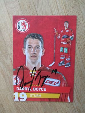 Eishockey Bundesliga DEG Düsseldorfer EG Darryl Boyce - hands. Autogramm!!!