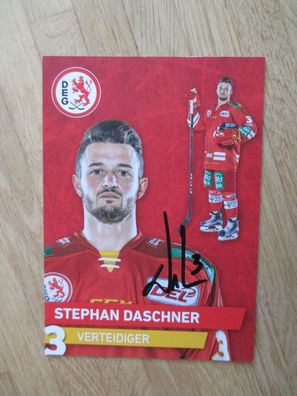 Eishockey Bundesliga DEG Düsseldorfer EG Stephan Daschner - hands. Autogramm!!!