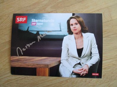 SF Fernsehmoderatorin Barbara Bleisch - handsigniertes Autogramm!!!