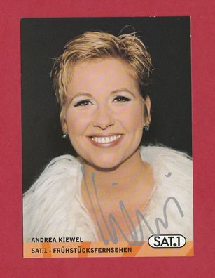 Andrea Kiewel - persönlich signierte Autogrammkarte