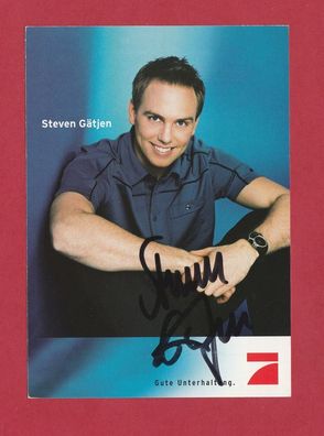 Steven Gätjen - persönlich signierte Autogrammkarte