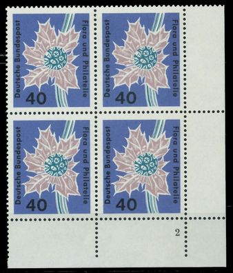 BRD 1963 Nr 395 postfrisch Viererblock Formnummer 2 X7DF35A