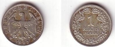 1 Mark Silber Münze Weimarer Republik 1925 A