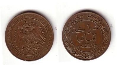 1 Pesa Kupfer Münze Deutsch Ostafrika 1890