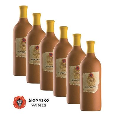 Dionysos Wines Oinomelo süßer Weißwein in Tonflasche 6x 750ml