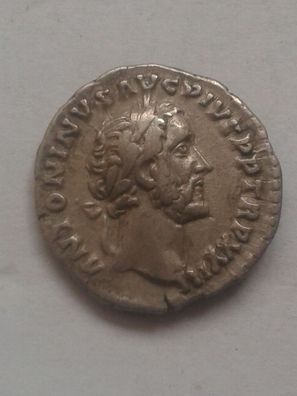 Original Silber Denar Rom Kaiser Antoninus Pius 138-161n. Chr. RIC 299 C.374