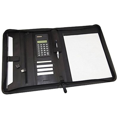 Monolith 2881 - Schreibmappe Konferenzmappe A4 mit Taschenrechner