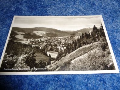 5402 Postkarte, Grußkarte, Ansichtskarte- Steinwiesen im Frankenwald