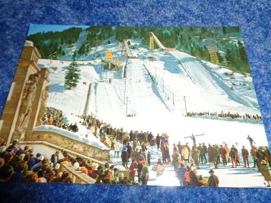 5412 Postkarte, Grußkarte, Ansichtskarte-Garmisch Partenkirchen Olympia Skistadion